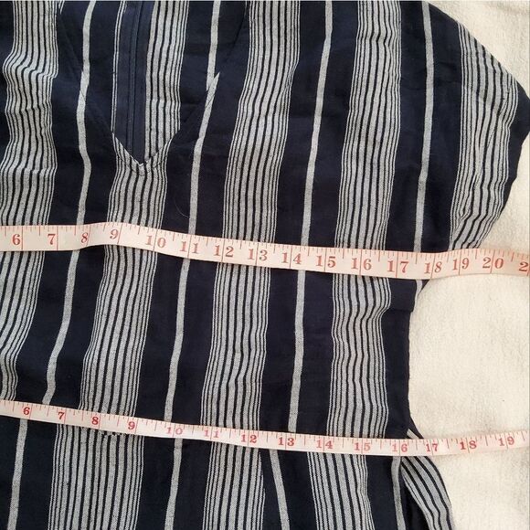 Rails Angela Mediterranean Stripe Belted Jumpsuit Size S - Picture 8 of 12